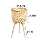 Load image into Gallery viewer, Bamboo Flower Pot