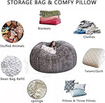 Load image into Gallery viewer, Luxurious Fur Bean Bag Chairs