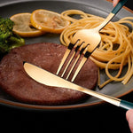 Load image into Gallery viewer, Gold Dinnerware Set