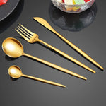Load image into Gallery viewer, Gold Dinnerware Set