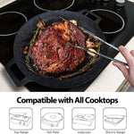 Load image into Gallery viewer, Grill Pan Korean Round