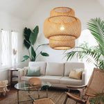 Load image into Gallery viewer, Bamboo Pendant Light Lamp