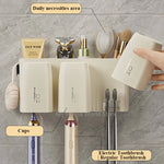 Load image into Gallery viewer, Wall-Mounted Toothbrush Holder