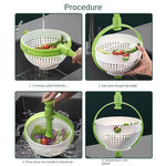 Load image into Gallery viewer, kitchen vegetables rotating drains