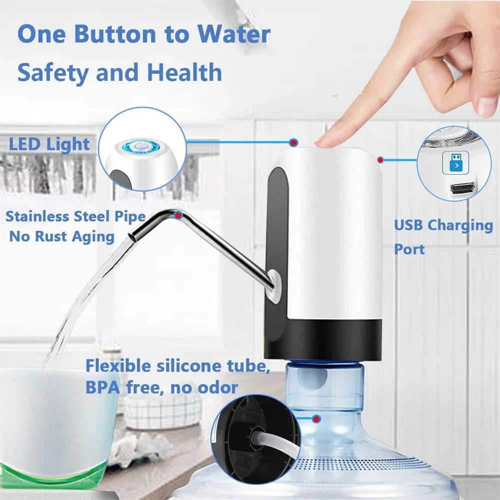 Electric Portable Water Dispenser for Gallon Bottle 