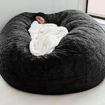 Load image into Gallery viewer, Luxurious Fur Bean Bag Chairs
