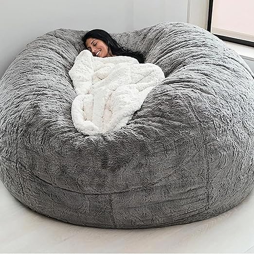 Luxurious Fur Bean Bag Chairs