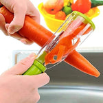 Load image into Gallery viewer, peeler-with-container-stainless-steel-fruits-and-vegetables
