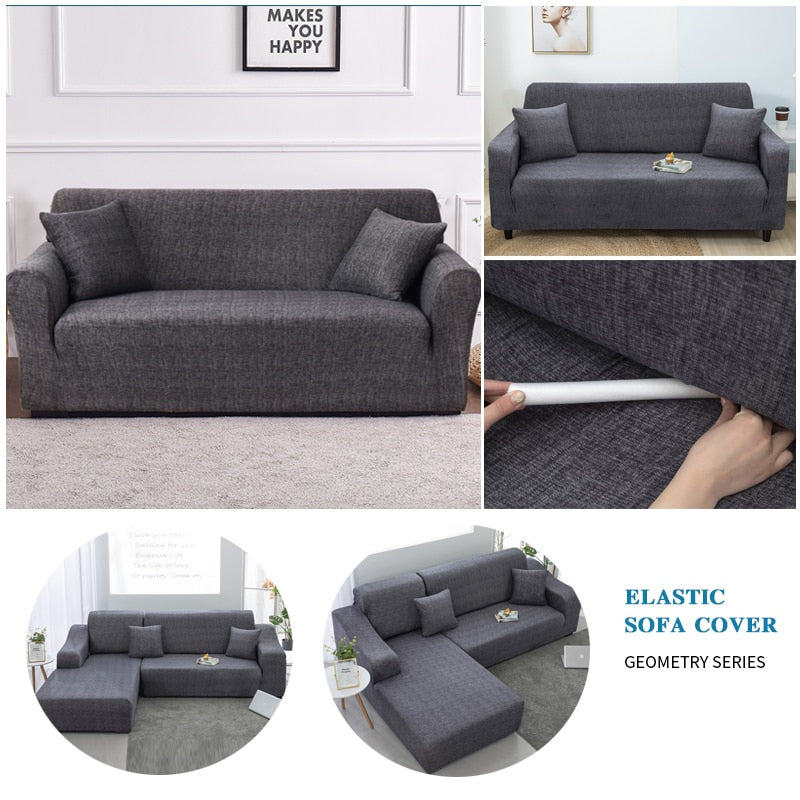 Geometric Sofa Cover Set