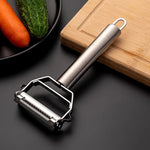 Load image into Gallery viewer, Multifunctional Stainless Steel Kitchen Peeler &amp; Potato Slicer - Durable Vegetable &amp; Fruit Shredder
