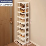 Load image into Gallery viewer, Shoe Rack: Space-Saving Shoe Storage Organizer (120cm Height, 26cm Width)
