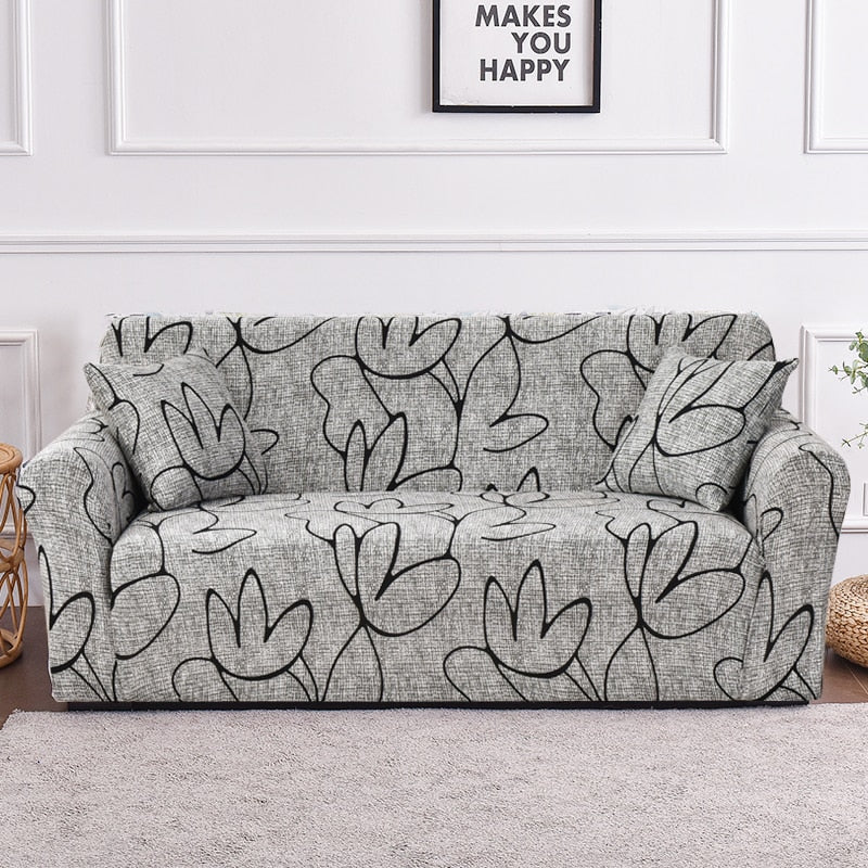 Geometric Sofa Cover Set