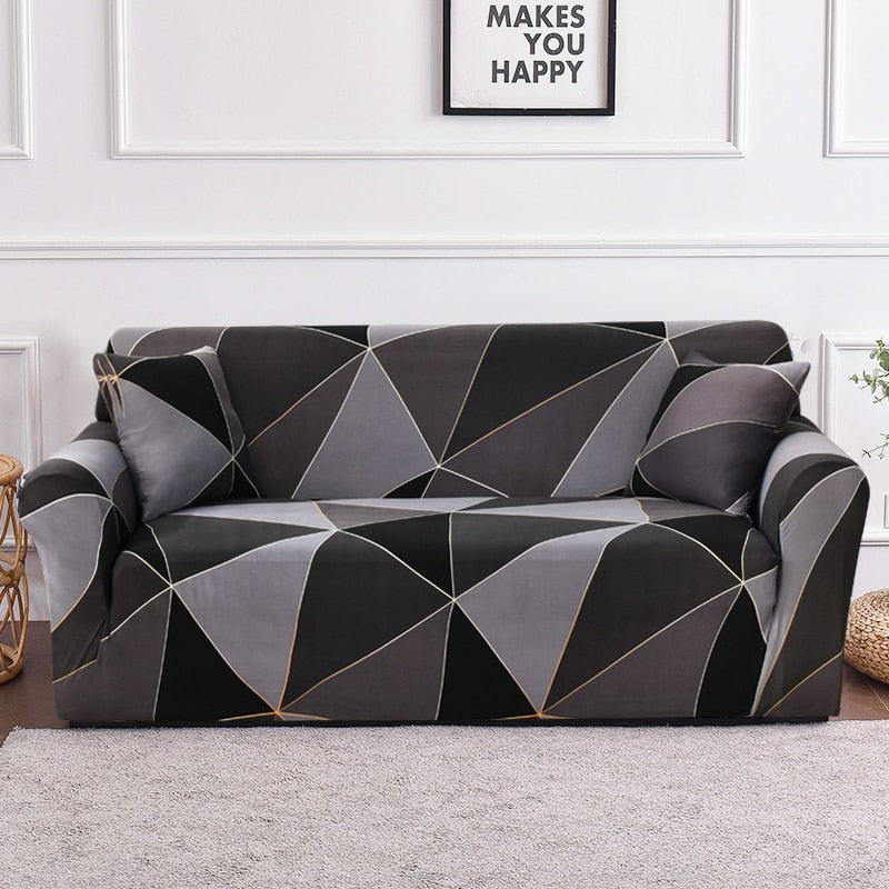 Geometric Sofa Cover Set