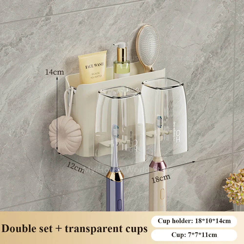 49463202611510Wall-Mounted Toothbrush Holder 