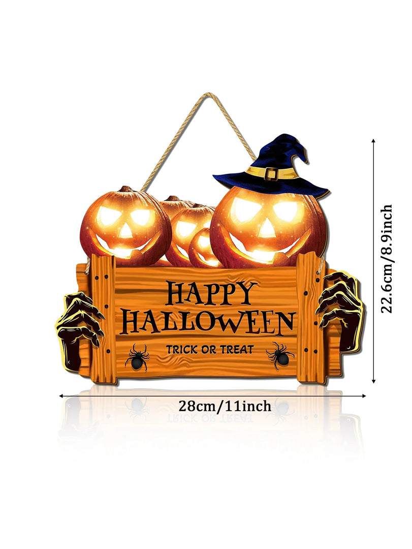 Halloween Wooden Sign