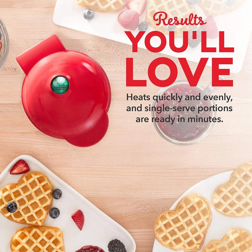  Mini electric Waffles Maker