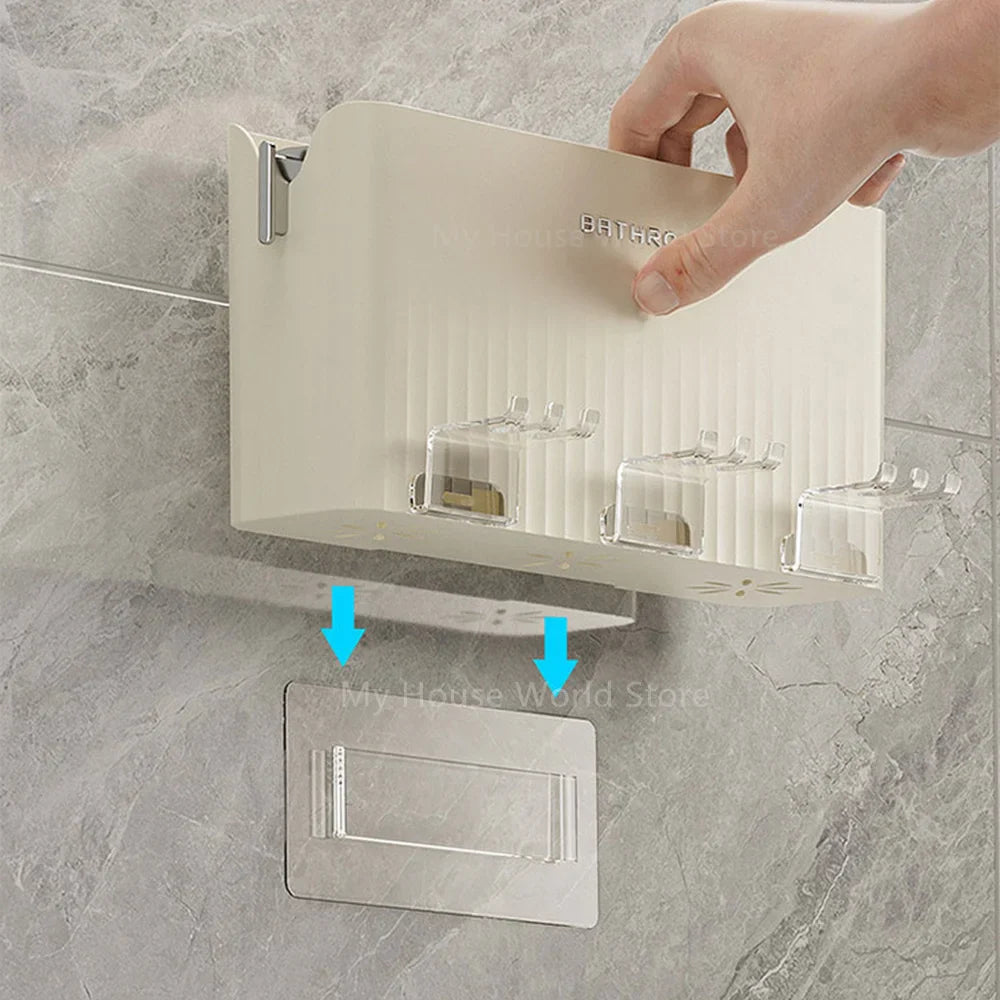 Wall-Mounted Toothbrush Holder 