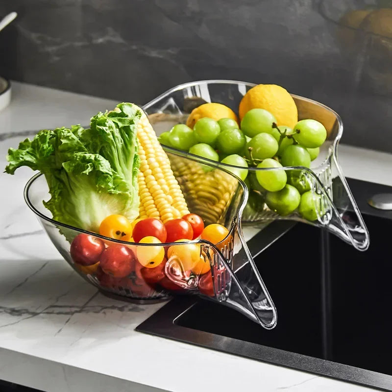 kitchen drain basket fruits