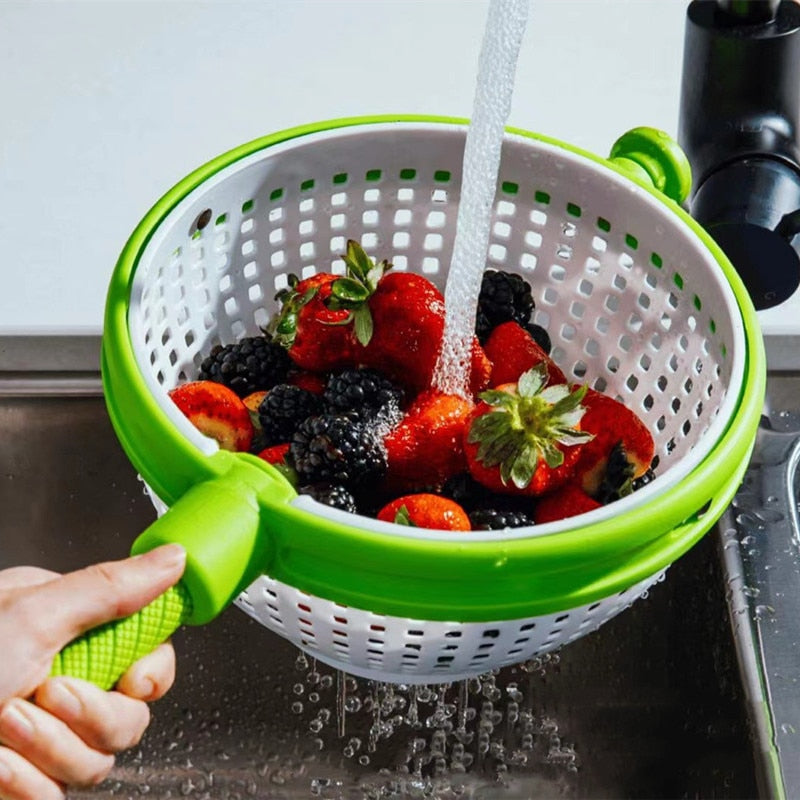 kitchen vegetables rotating drains