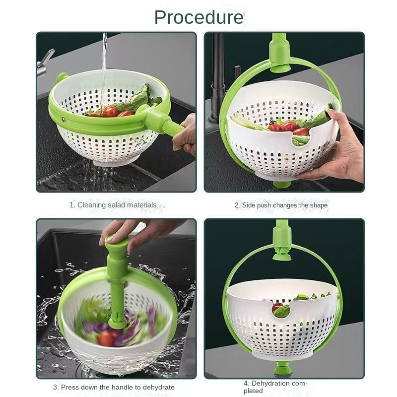 kitchen vegetables rotating drains