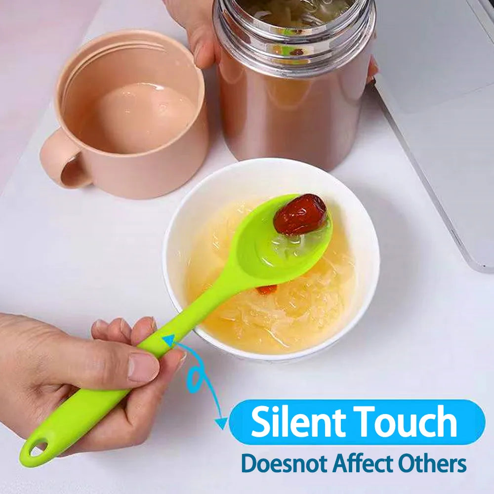  Soft Silicone Spoon 