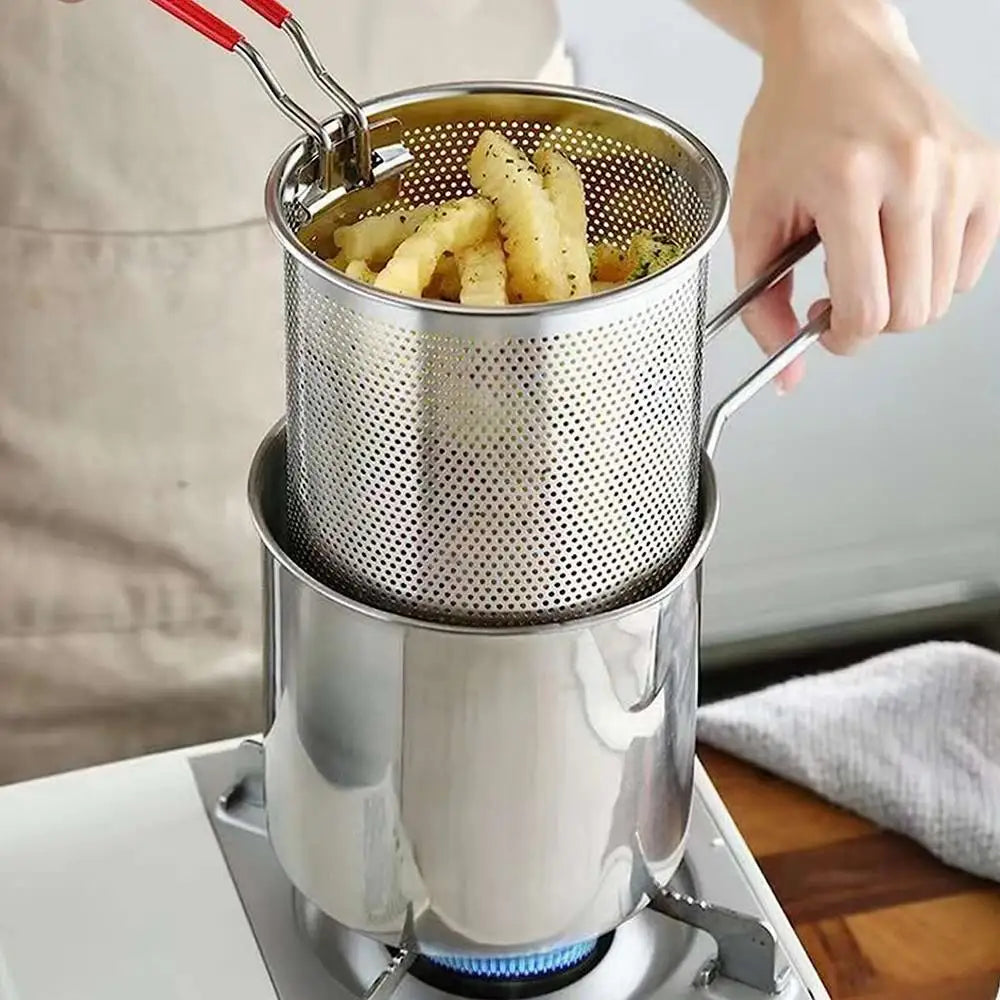  Stainless Steel Kitchen Fryer 