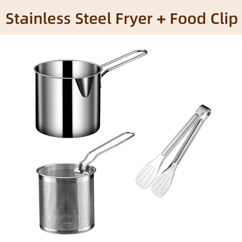  Stainless Steel Kitchen Fryer 