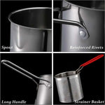 Load image into Gallery viewer,  Stainless Steel Kitchen Fryer 
