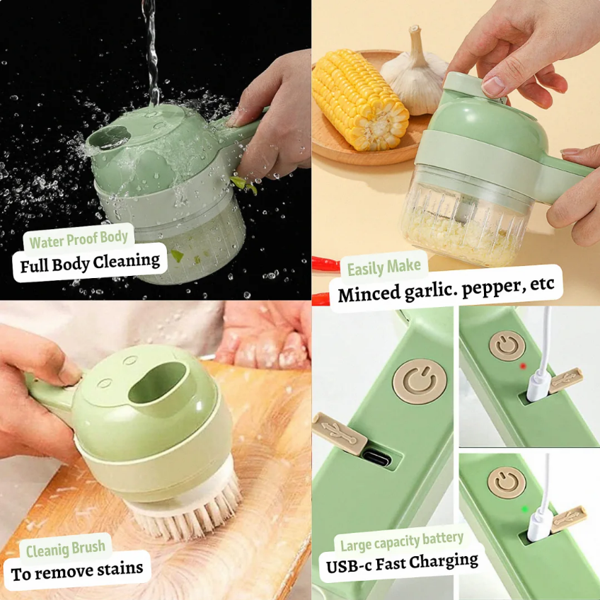 Handheld Electric Vegetable Cutter