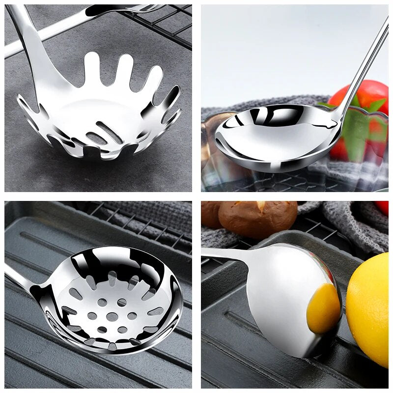 Colander Metal Spoon